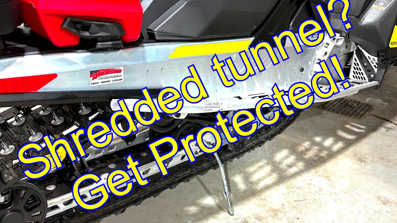 G4 snowmobile tunnel protection installation