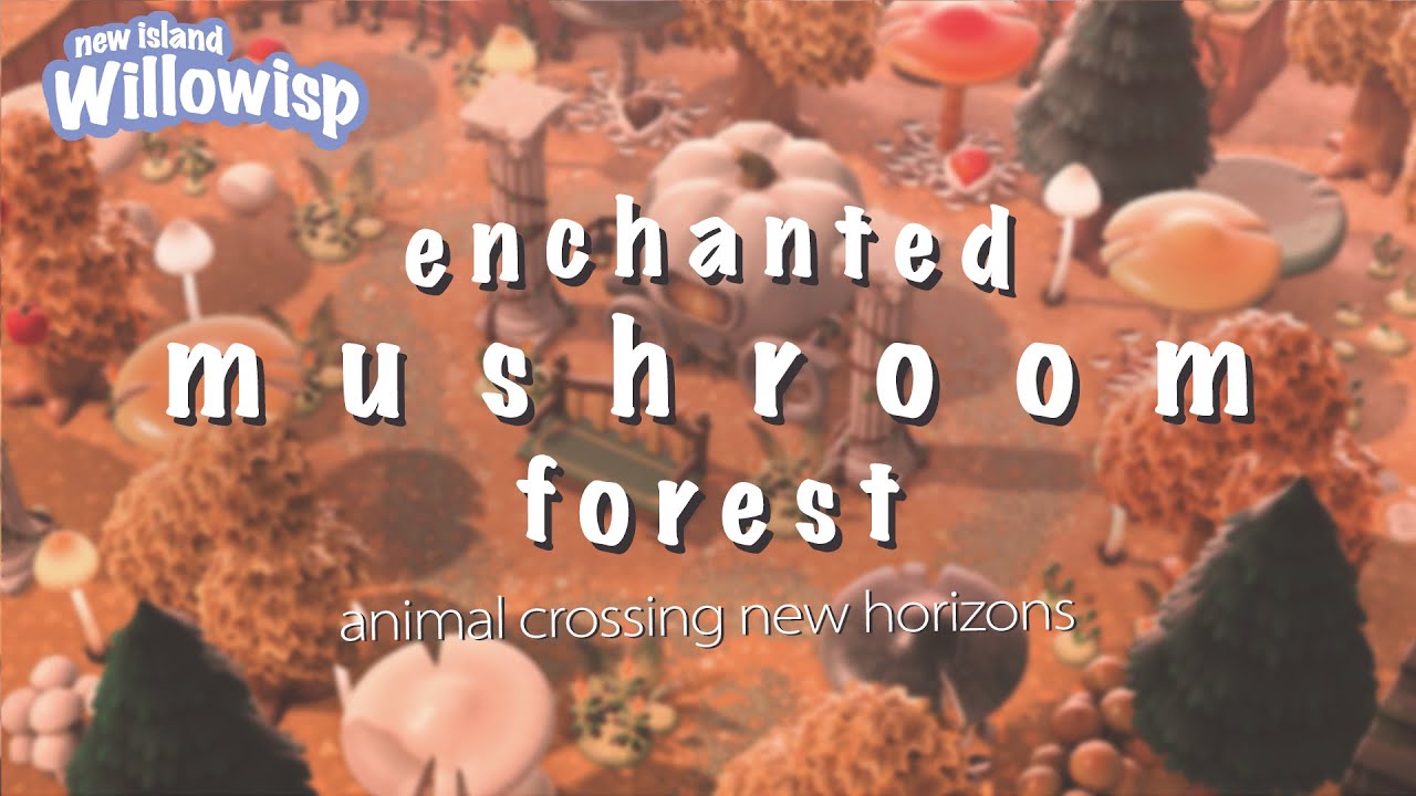 ENCHANTED MUSHROOM FOREST 🍄 Campsite Speed Build | Animal Crossing New Horizons