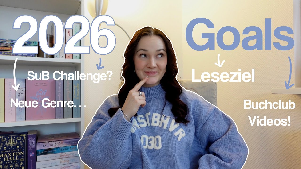 Meine Leseziele für 2026 📋 So bereite ich mich auf mein nächstes Lesejahr vor! Bookmas Tag #10🎄