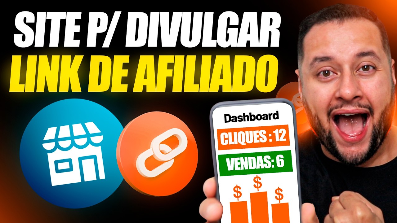 &ldquo;NOVO&rdquo; SITE GR&Aacute;TIS para DIVULGAR Link de AFILIADO GR&Aacute;TIS!