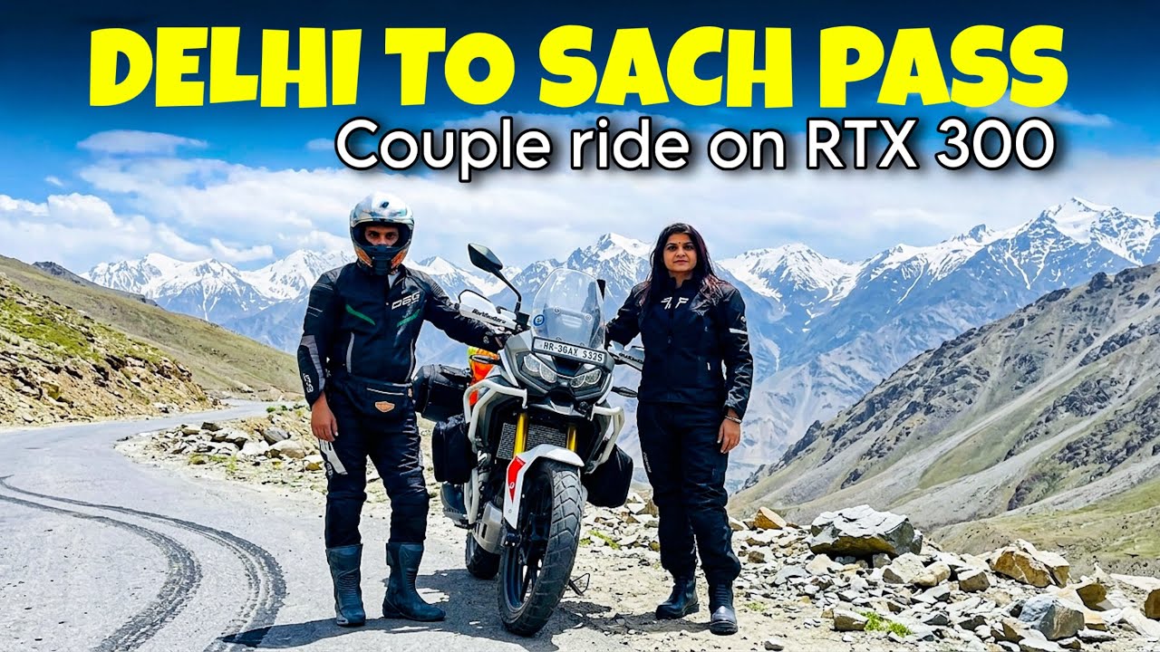 Ladakh Couple Ride on RTX 300 (Rajasthan to Dalhousie) Ep.1