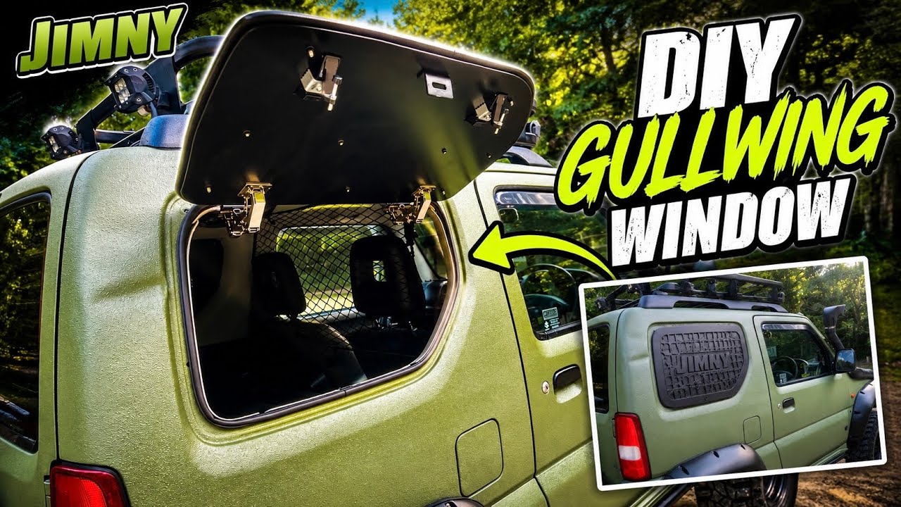 Jimny DIY Gullwing Window Conversion