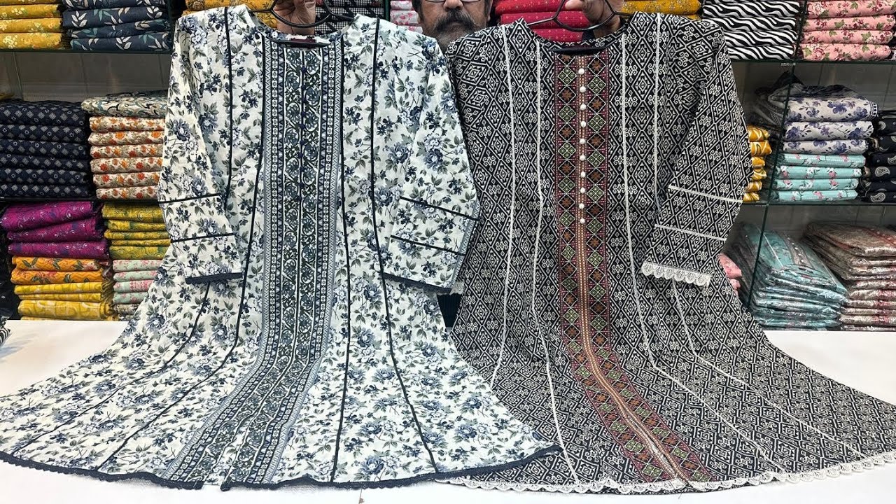 BIN SAEED 3PC FROCK LATEST DESIGN NEW PRINTS || CHEAP PRICES || WHOLESALE DEALER || 2o25 COLLECTION