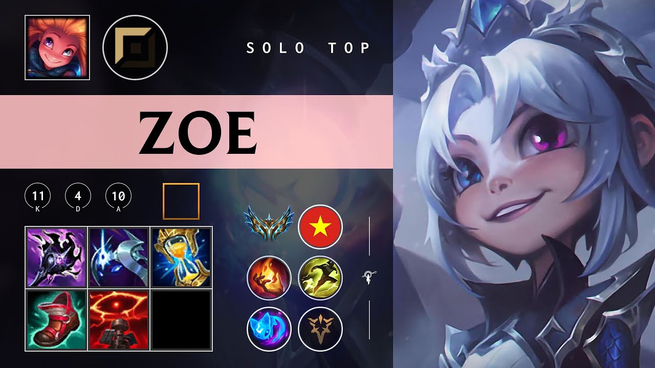 Zoe Top vs Kennen - VN Challenger Patch 26.02