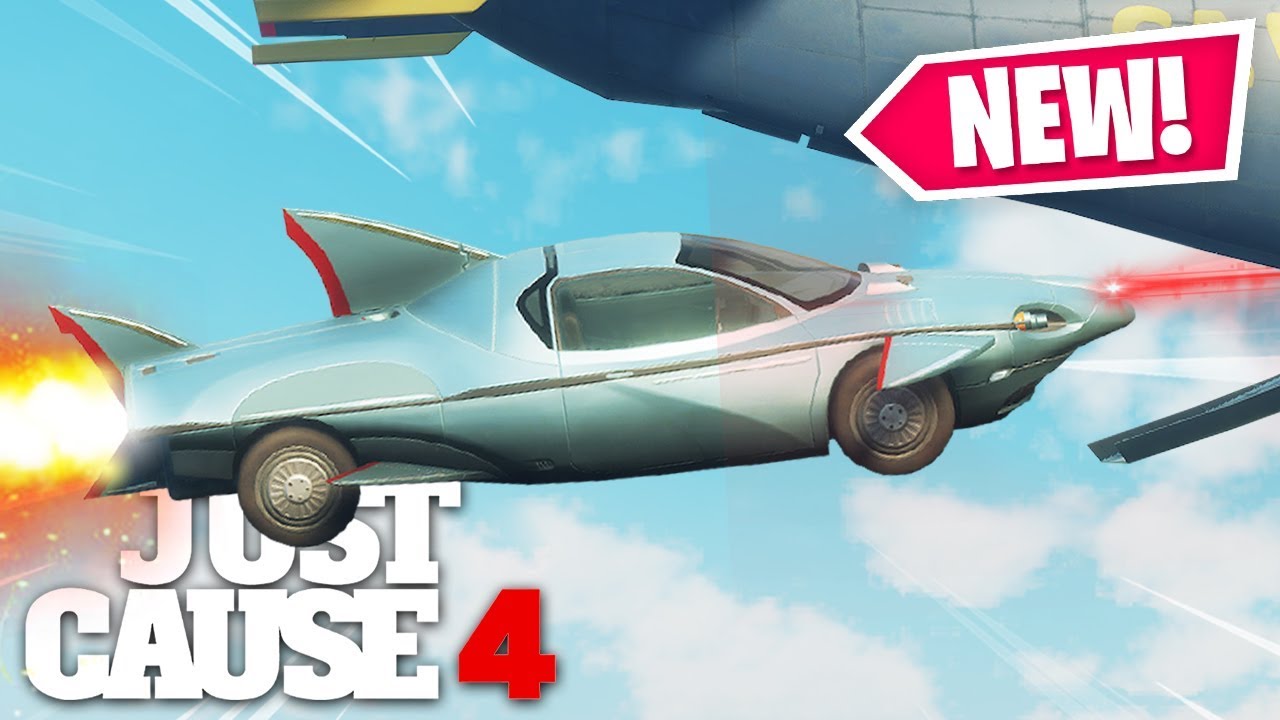 Just Cause 4 — НОВЫЕ ТРЮКИ С АВТОМОБИЛЕМ LAZER SHARK!