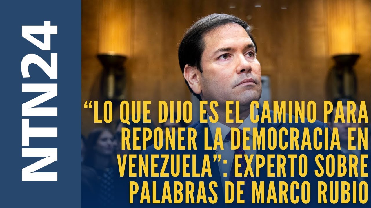 “Es el camino para reponer la democracia en Venezuela”: experto sobre lo dicho por de Marco Rubio