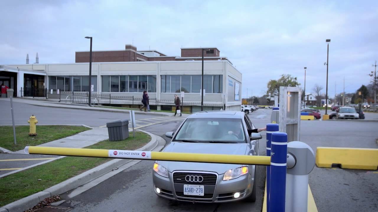 Parking and patient registration at Quinte Health Care - Belleville General Hospital