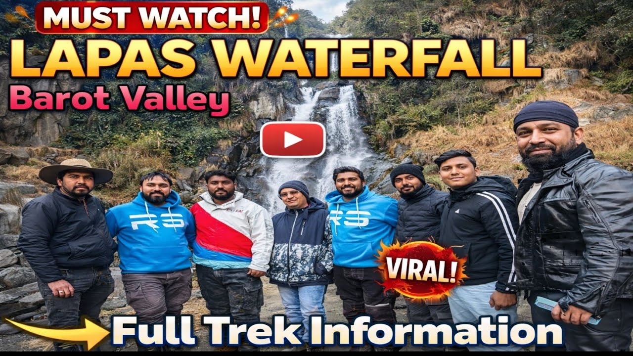 India’s Most Peaceful Village | Hidden Lapas Waterfall | Barot Valley | Krishan On Wheels