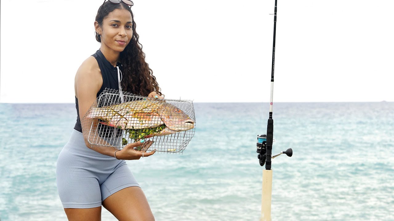 Catch and Cook Snapper fish before the hurricane