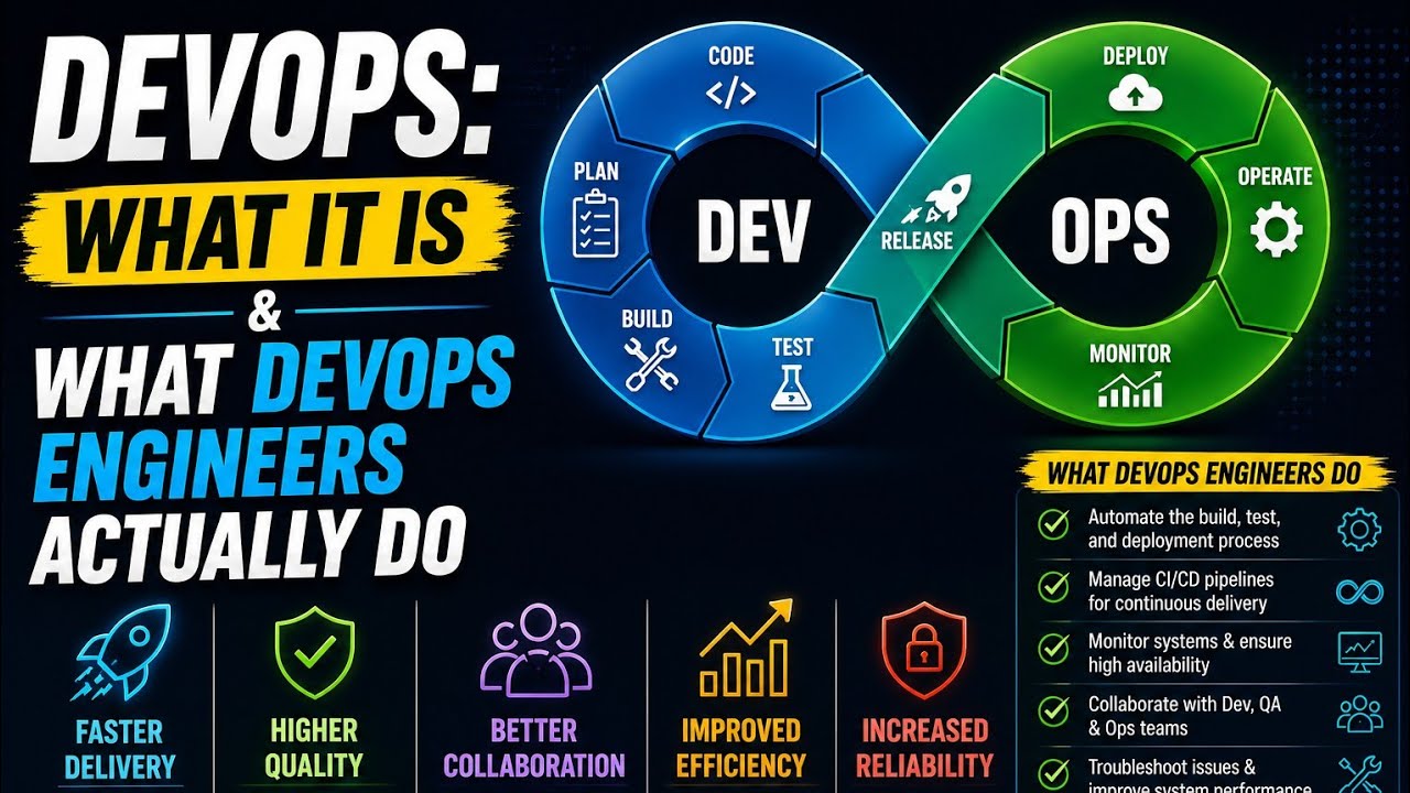 Объяснение DevOps: что это такое и чем на самом деле занимаются инженеры DevOps | Uplatz