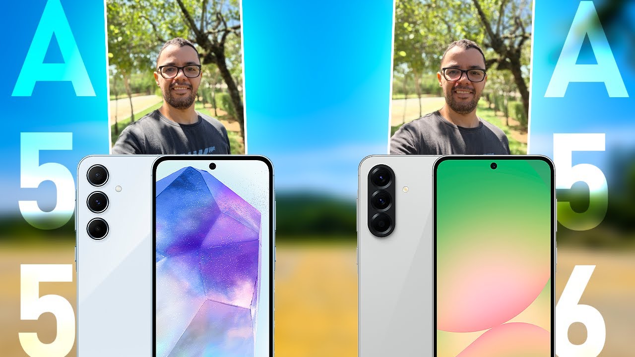 Galaxy A56 vs Galaxy A55: Muita DIFERENÇA nas Câmeras? (COMPAREI!)