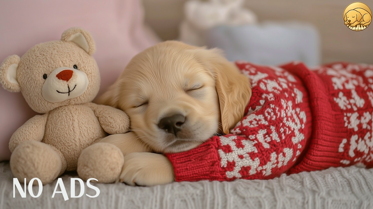 12 HOURS Soothing Dog Music 🐶🌸 Light, Gentle Audio 🎶 Maintain a Calm State 💤 No Ads