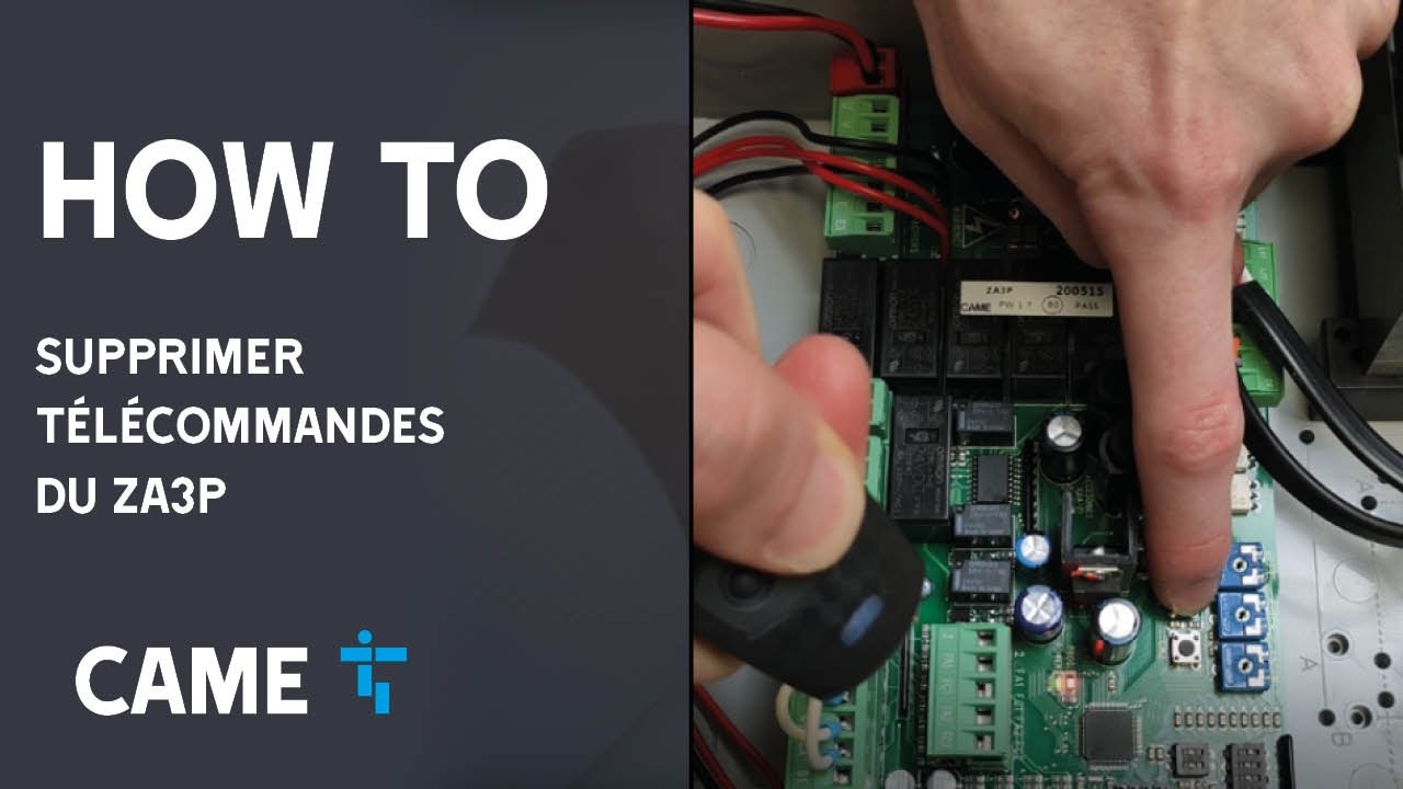 HOW TO: Comment supprimer t&eacute;l&eacute;commandes du ZA3P