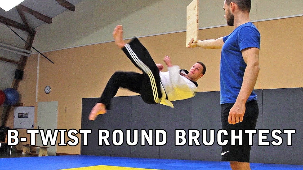 BUTTERFLY TWIST ROUNDHOUSE KICK BRUCHTEST TURBO TORBEN BUTTERFLY KICK TRICKING TUTORIAL B-TWIST XMA