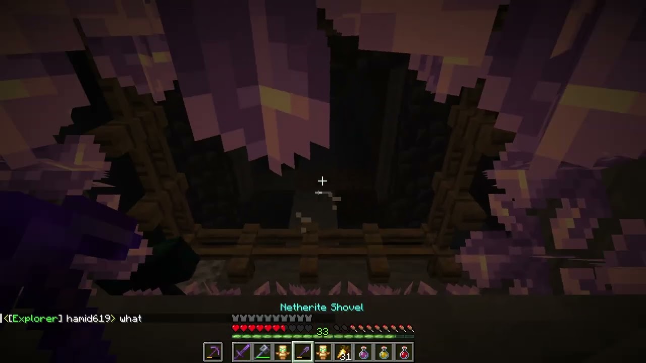 Pranking the players on a random server by digging an expanding opposite pyramid through the earth