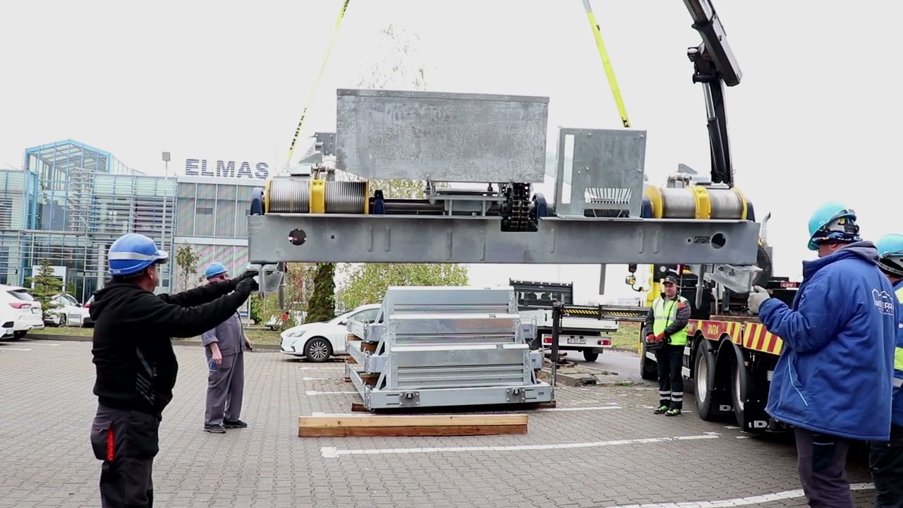 Proiect pilot parcare automatizata Elmas Combiparker - montaj platforme, porti acces