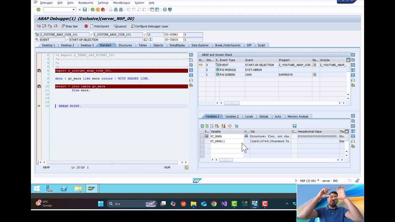 🛠️ #SAP #ERP #ABAP Debugging: Kritik Bilgiler ve İpuçları 🚀