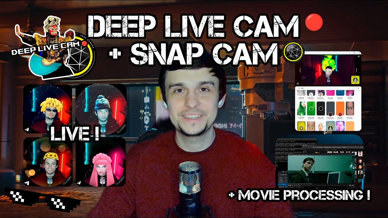DeepLiveCam + Snap Camera: Крутая Интеграция для Face Swap в Реальном Времени!