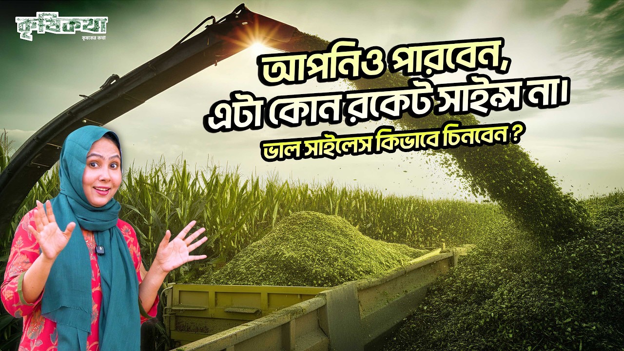 আপনিও পারবেন, এটা কোন রকেট সাইন্স না। ভাল সাইলেস কিভাবে চিনবেন ? ঘাস চাষের নিয়ম