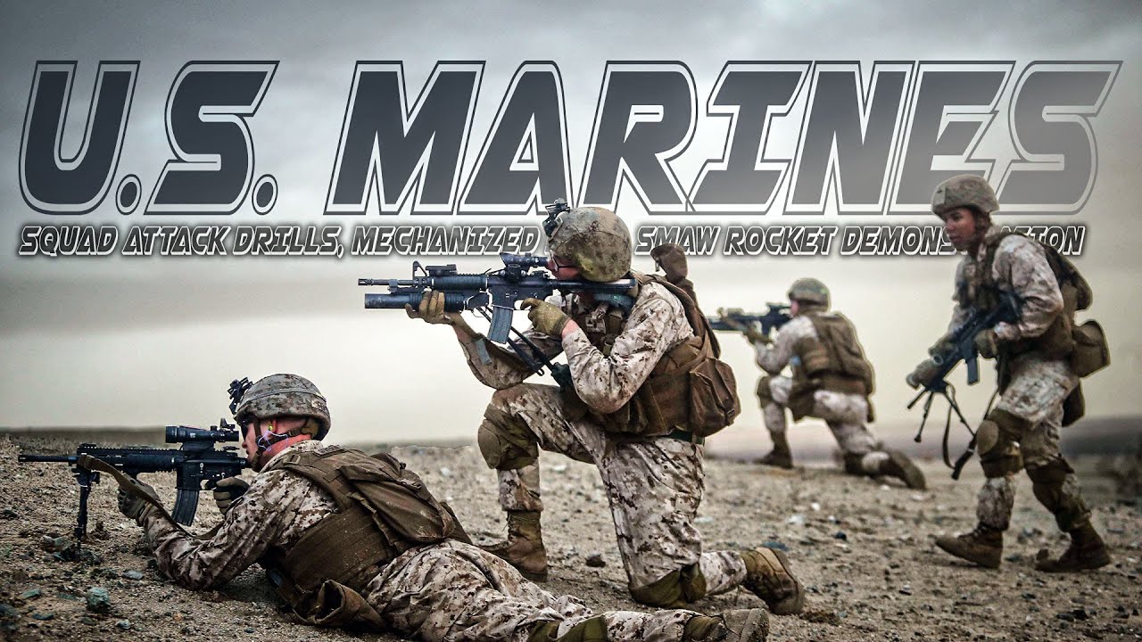 U.S. Marines conduct squad attack drills, mechanized raid, SMAW rocket demonstration