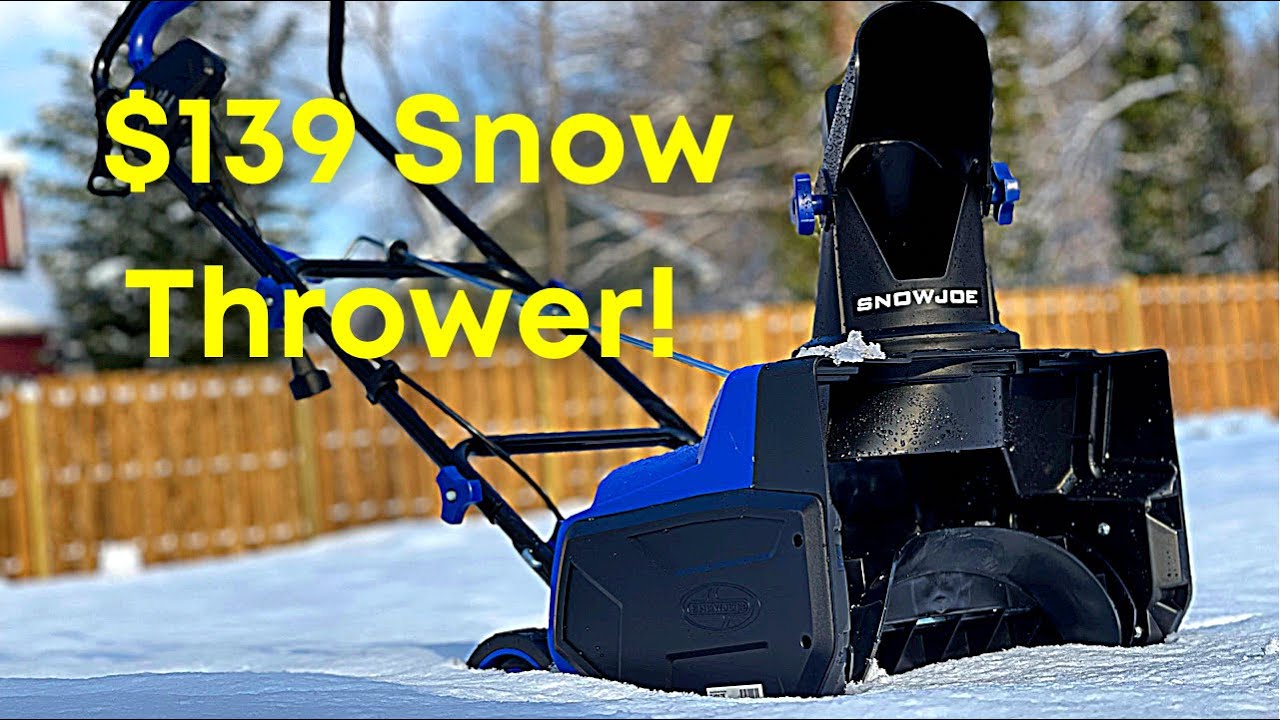 Bargain Snow Thrower - Snow Joe SJ617E Single Stage