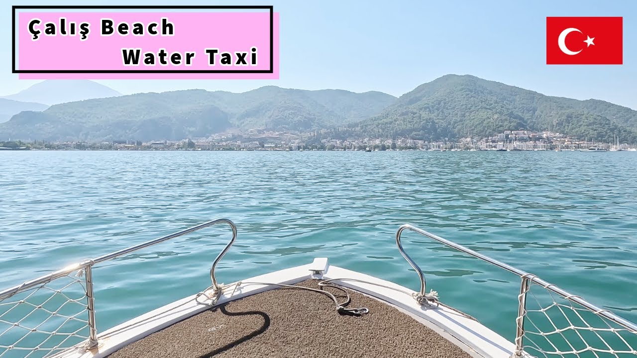 Fethiye to Çalış Beach by Water Taxi | Boat Journey Through Muğla, Turkey