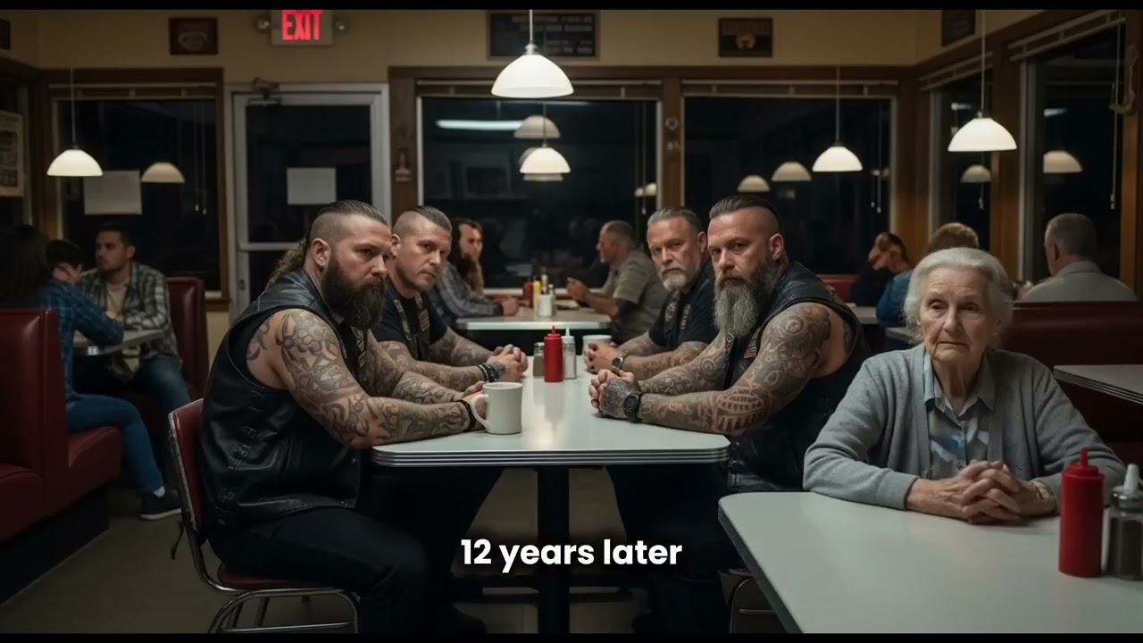 An old woman Says To The Hells Angels: “Hello Sir, My daughter Has a Tattoo Just Like Yours” — what?