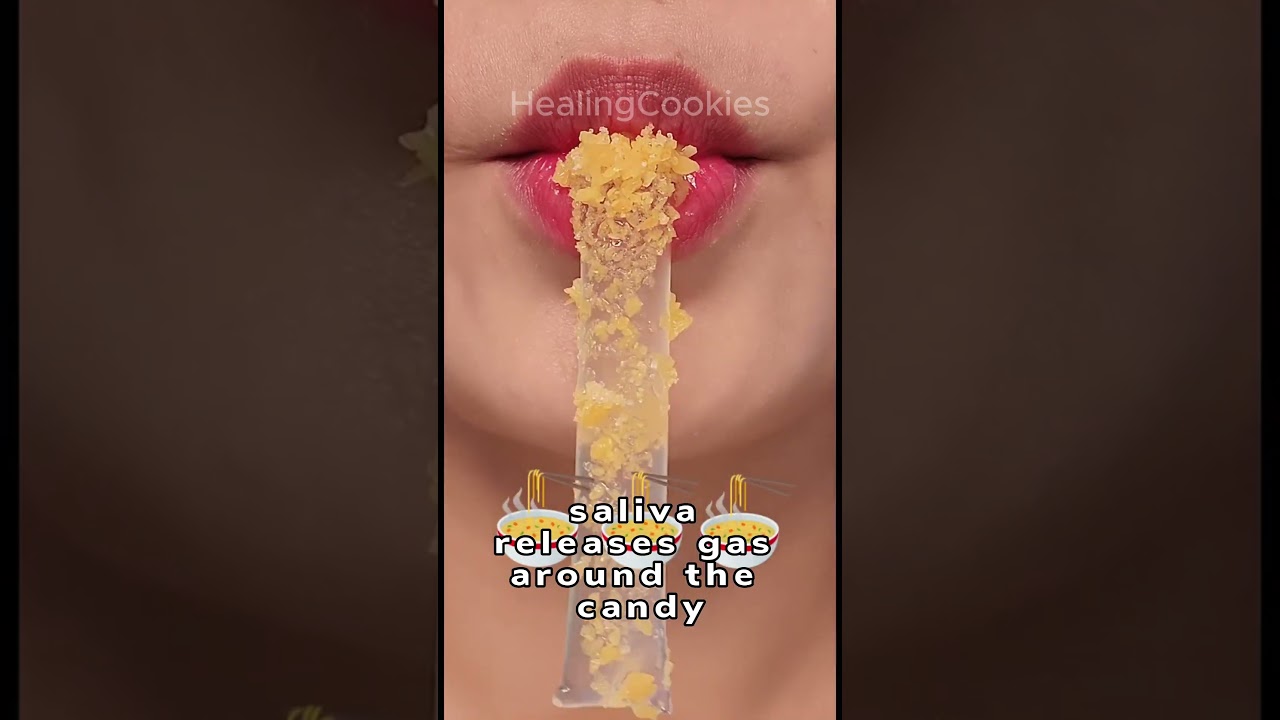 Why does popping candy explode in your mouth? #shorts