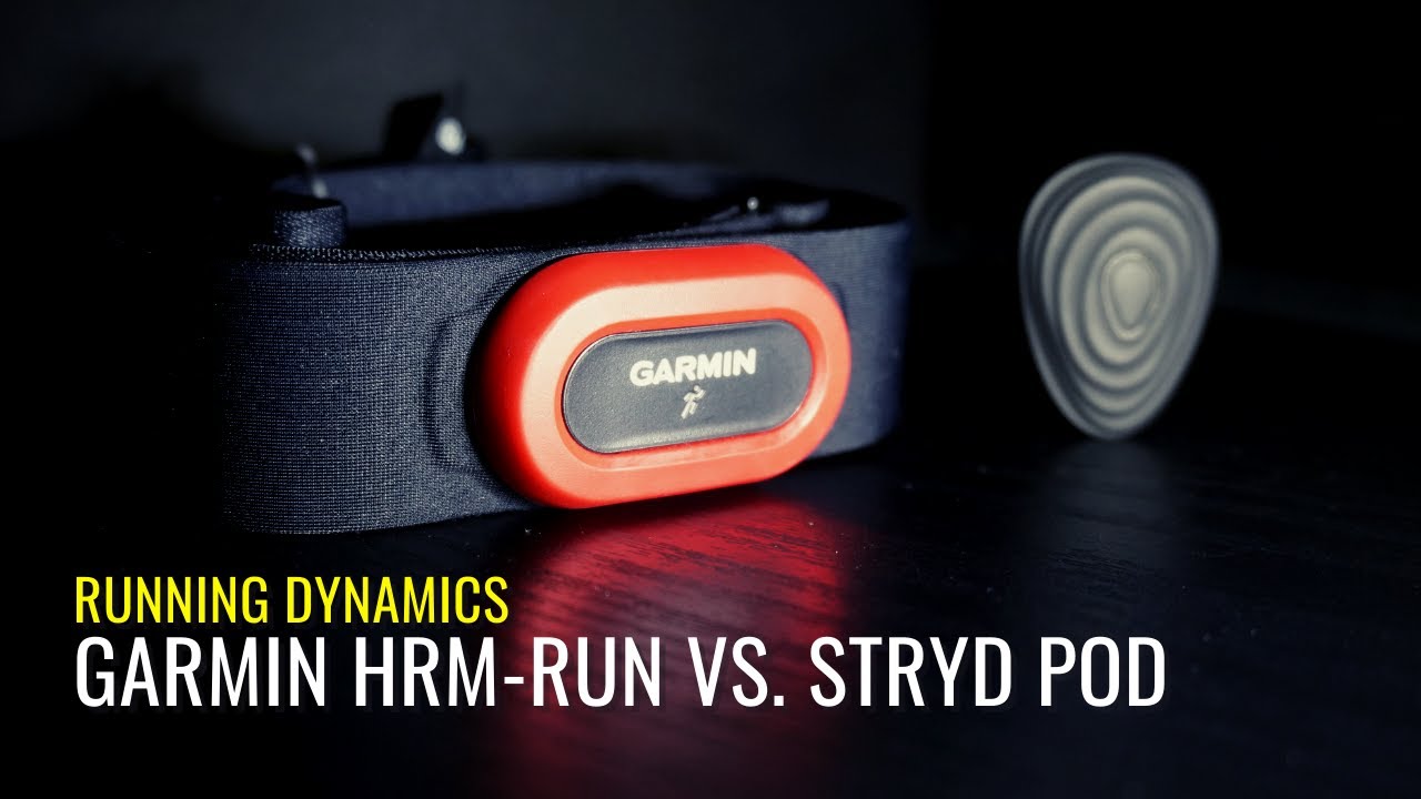 GARMIN HRM-Run Heart Rate Monitor Vs. STRYD Pod - Running Dynamics Metrics