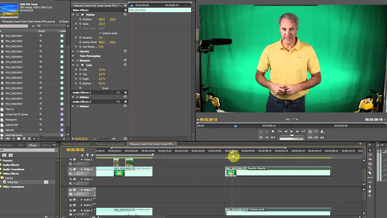 How to Key Green Screen DSLR Footage in Premiere Pro CS5