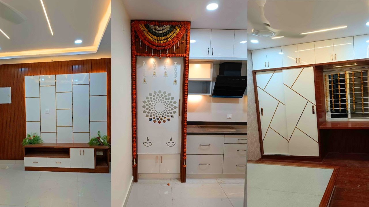 Affordable and Premium 2BHK Interiors | Rainbow Vistas Rock Garden | Best Interiors in Hyderabad