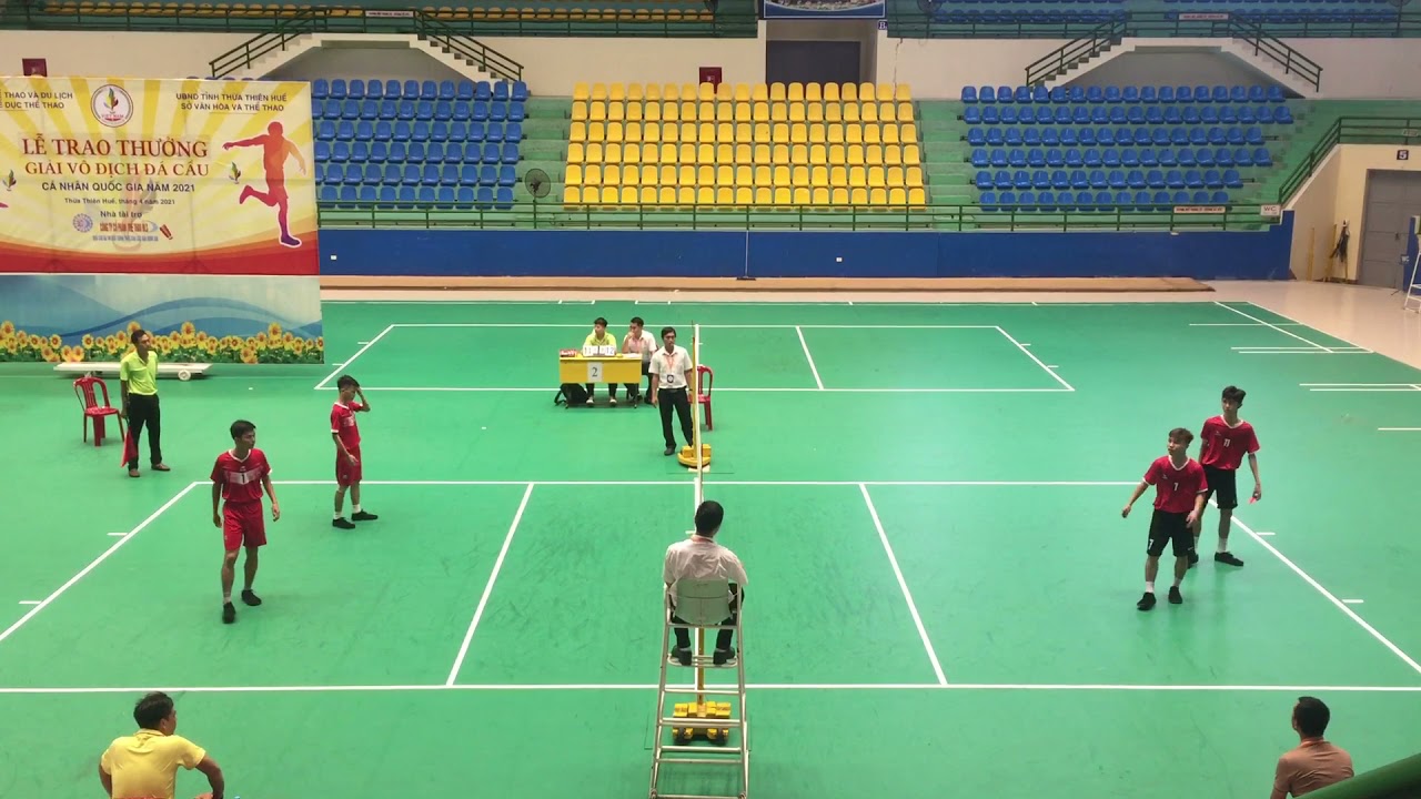 Siêu phẩm đá cầu: Chung kết bùng nổ: Đôi nam: Hà Nội (Chi Quân) vs Đồng Tháp (Điền Thái) s1