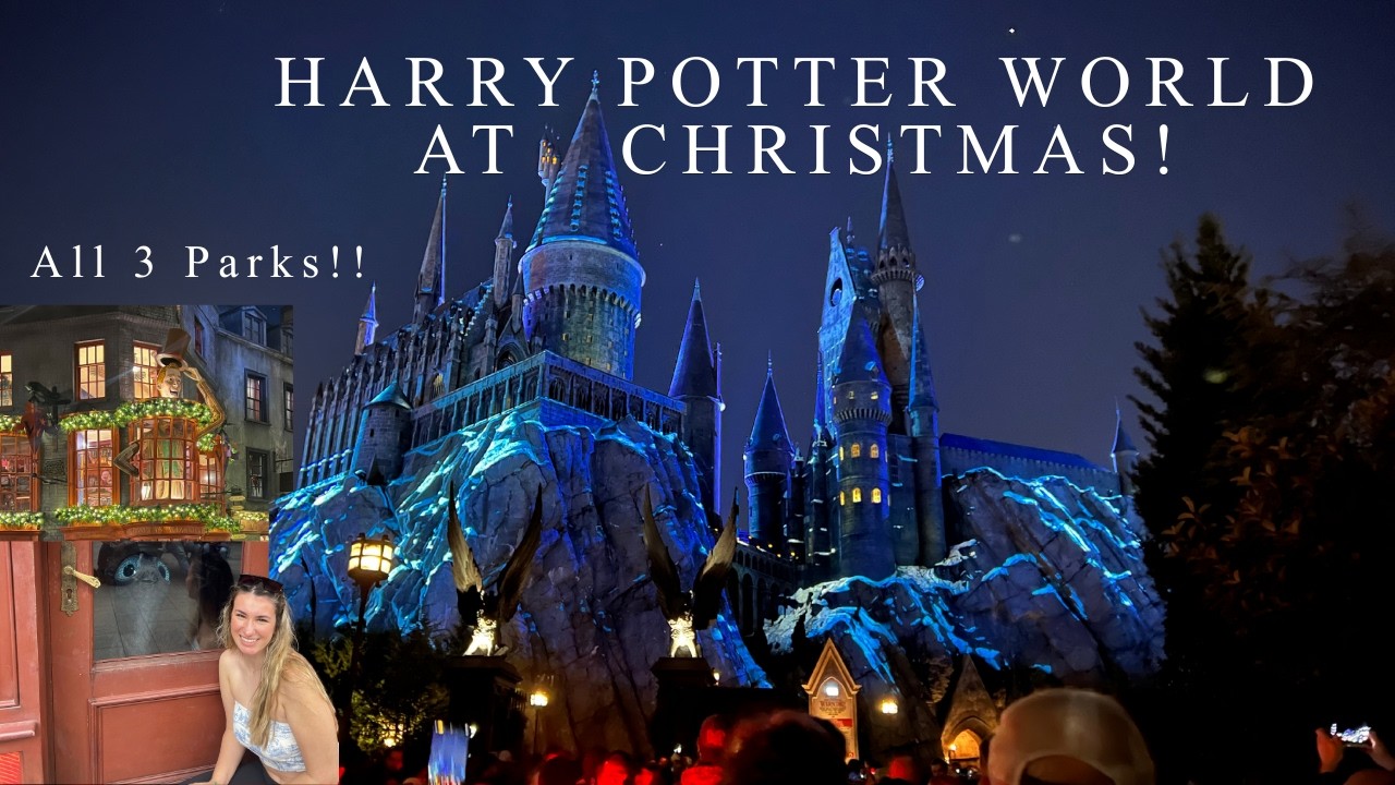 Harry Potter World at Christmas 🎄⚡️ | Visiting All 3 Universal Parks
