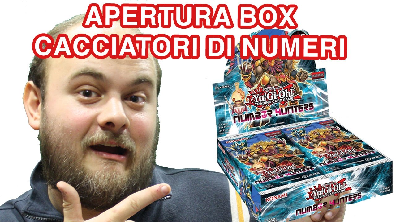 Yu Gi Oh apertura BOX FANTASTICO Cacciatori di Numeri (24 bustine) TANTISSIMI YXZ NUMERO!