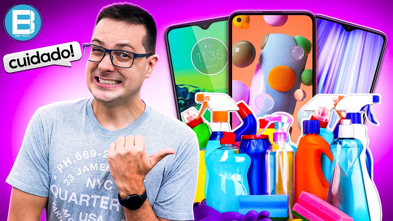 VOCÊ está FAZENDO isso ERRADO! Como LIMPAR o SEU CELULAR e outros ELETRÔNICOS? Cuidado!