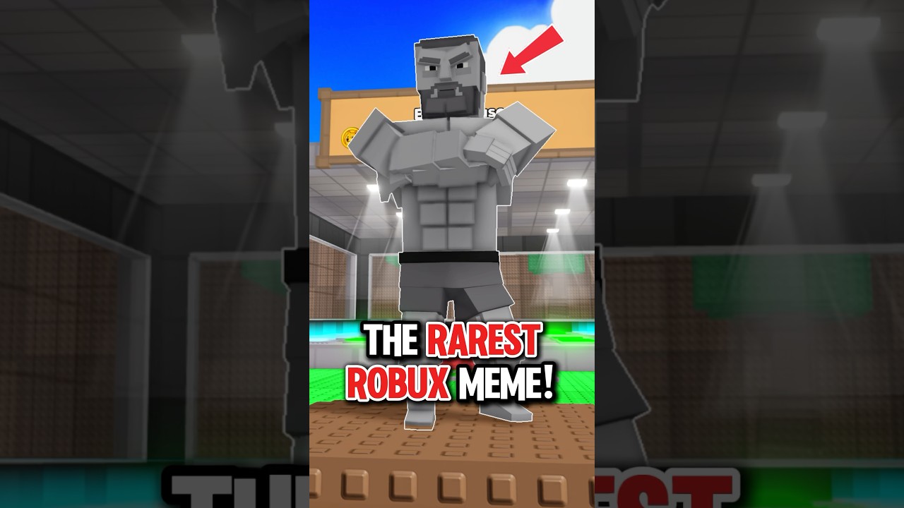 Я купил самый редкий мем с робуксами в игре &laquo;Укради мем&raquo;! #roblox