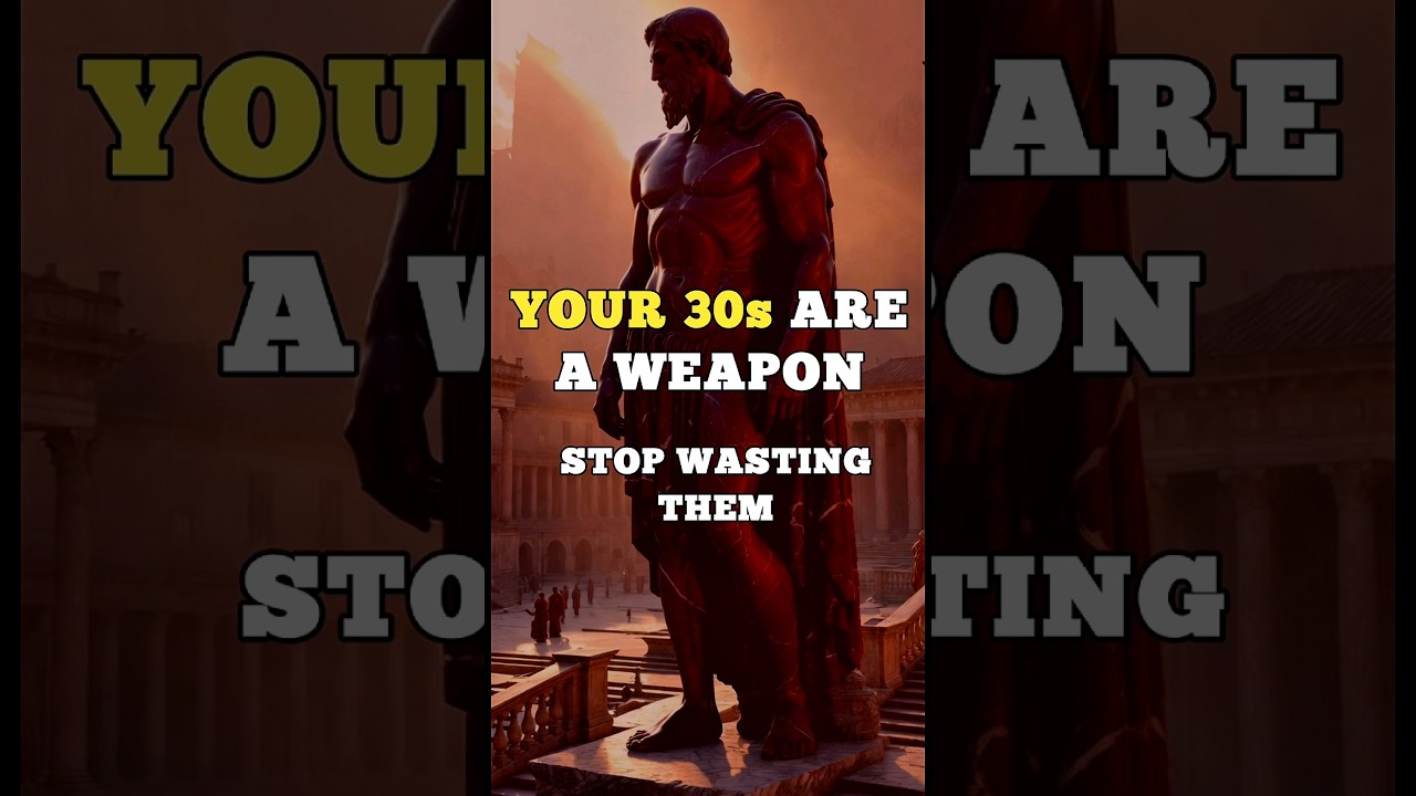 Stop Wasting Your 30s &mdash; The Stoic Truth Nobody Tells You (Do This Instead)