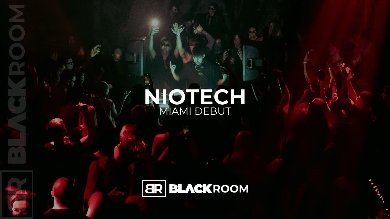 NIOTECH - DJ Set at Black Room - VARIANCE Rave at Underground Warehouse in Miami | FEB 21-25