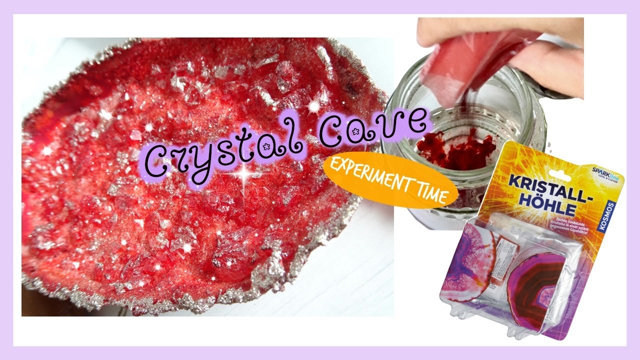 DIY Crystal Cave Set - Experiment Time #3⎜MiSweetWorld