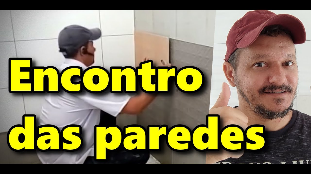 Dica para fazer o encontro das paredes no revestimento
