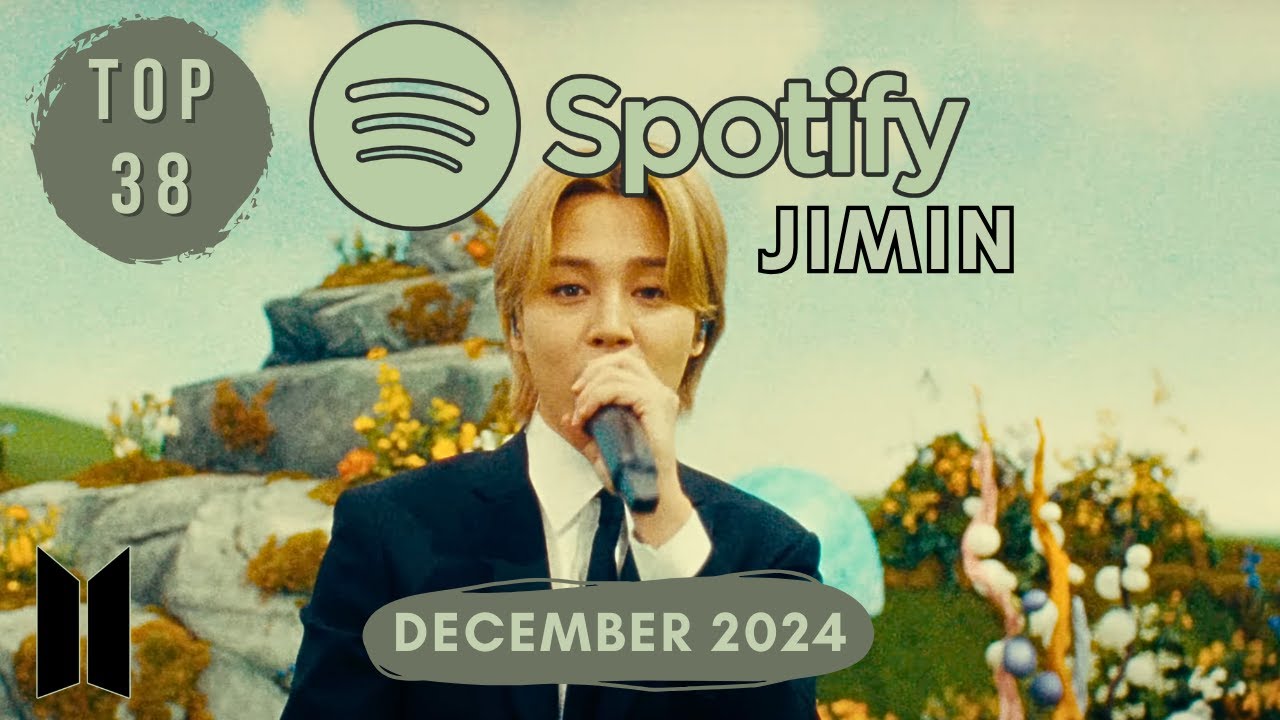 [TOP 38] MOST STREAMED JIMIN SONGS ON SPOTIFY | December 2024