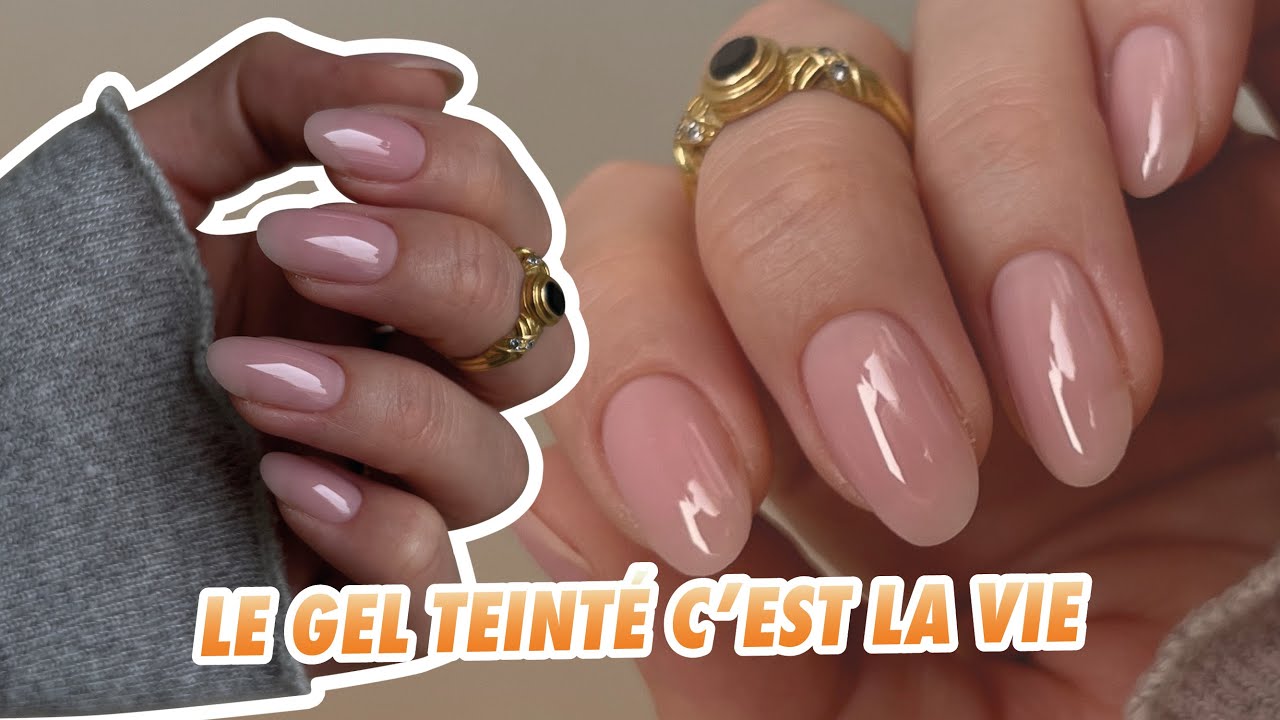COMMENT le GEL TEINTÉ à CHANGÉ MA VIE et mes MANUCURE RUSSE 😍