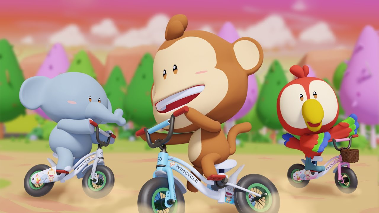 Naik Sepeda 🚴 Bersepeda Bersama | Lagu Anak Anak | Lagu Anak Indonesia Balita