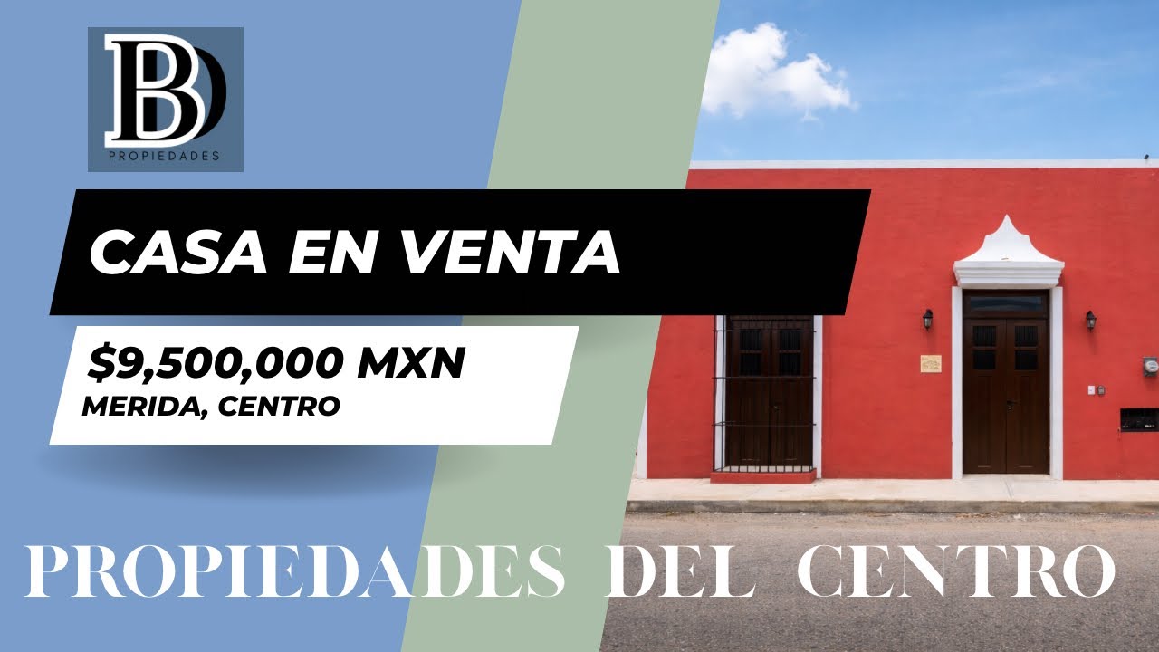 ✨ Casa en venta en Mérida | Barrio de La Ermita ✨
