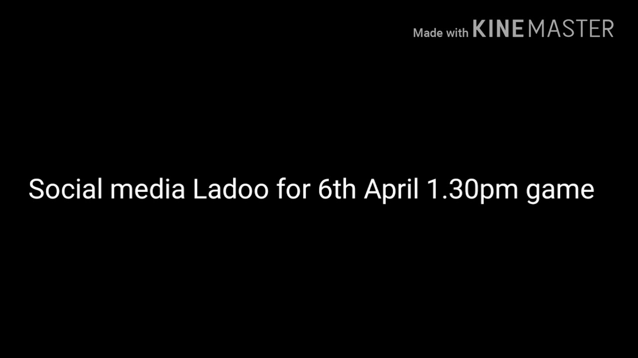 Social media Ladoo for 6th April 1.30pm