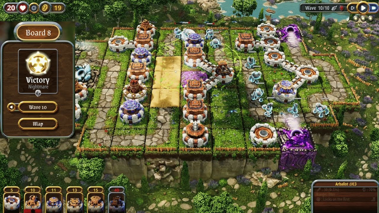 Artisan TD: Board 8 [Nightmare Full Health ❤️ 3 Stars ⭐]