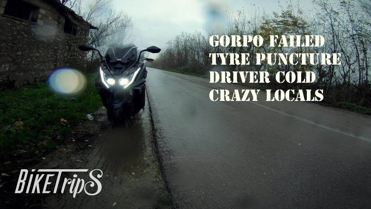 Kymco AK550 Trip, When everything fails.