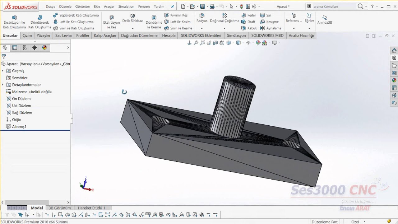 Solidworks İle STL Katı Açma