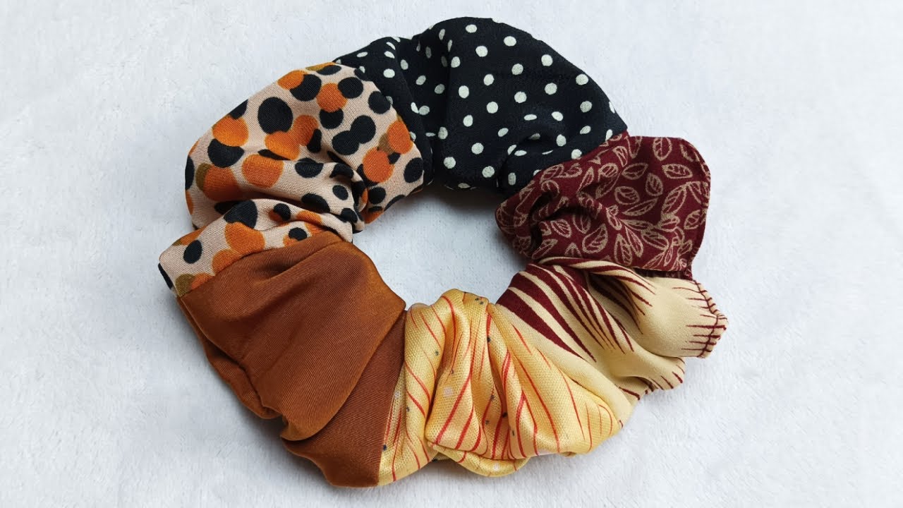 How to Make a Patchwork Scrunchy | DIY