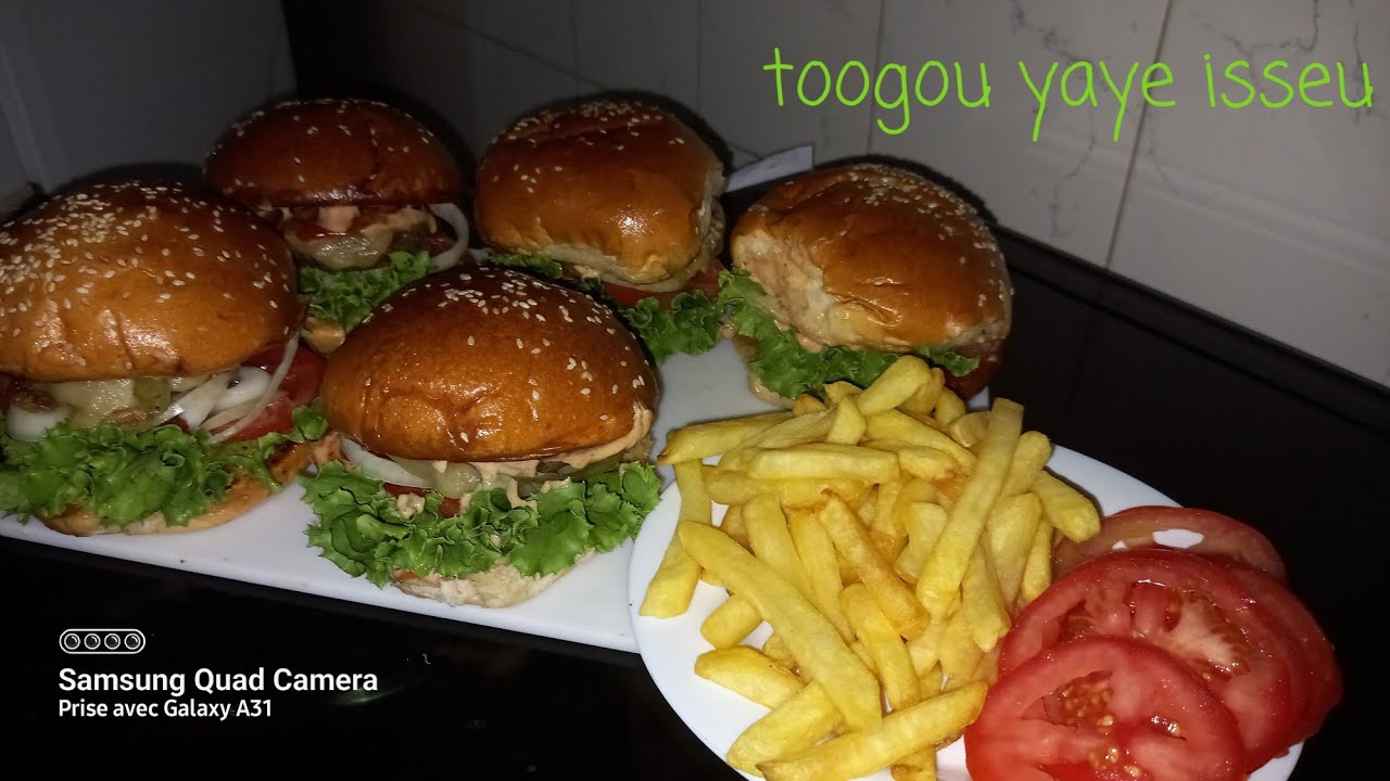 hamburger 🍔fait maison boko mossé dotoke bayi